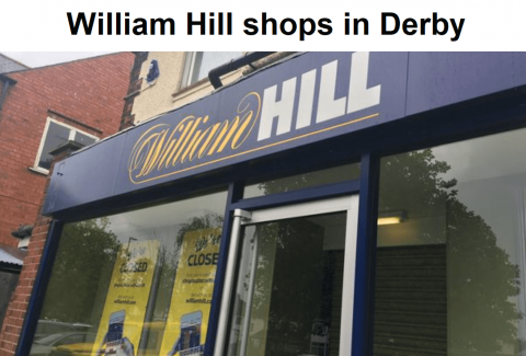Top 10 William Hill shops in Derby
